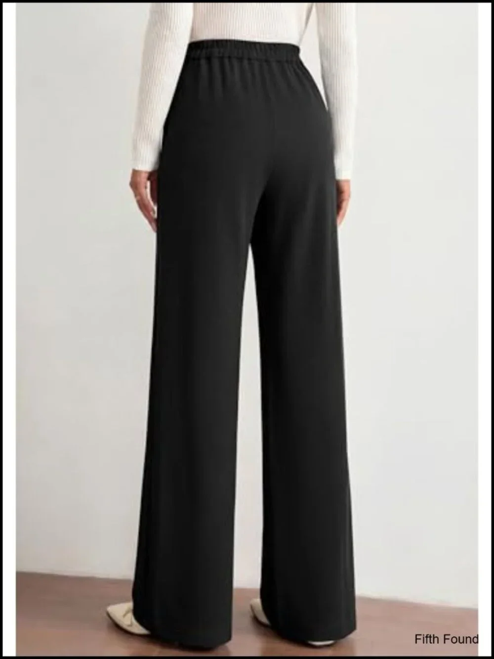 Palazzo Pants High Waisted Wide Leg Work Pants Casual Flowy Lounge Trousers 95%